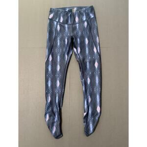 Calia by Carrie Underwood Peacock Feather Leggings, Size S/M